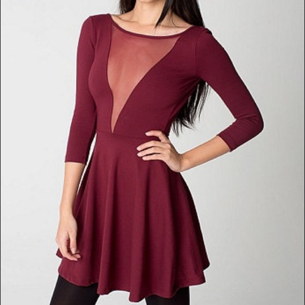 American Apparel A-line Mini Skater Dress